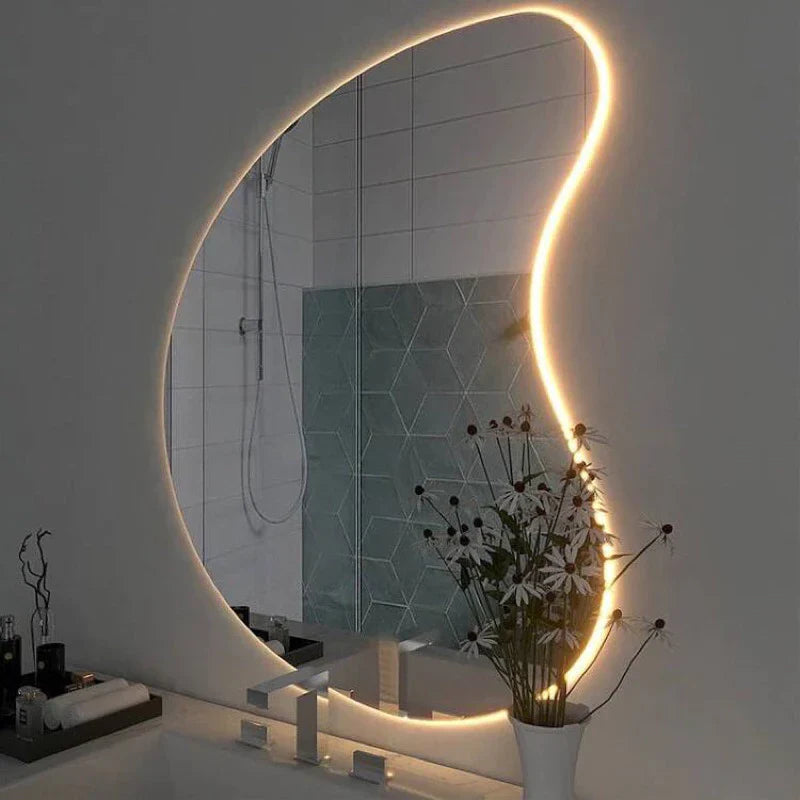 Espejo decorativo con LED orgánico – Liquidación