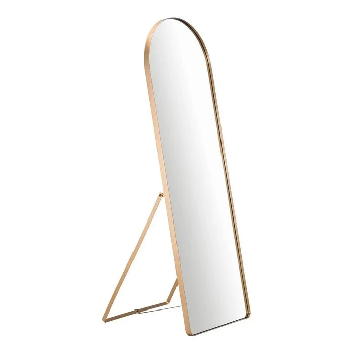 Espejo Pinterest con soporte y marco dorado – ¡REBAJAS!