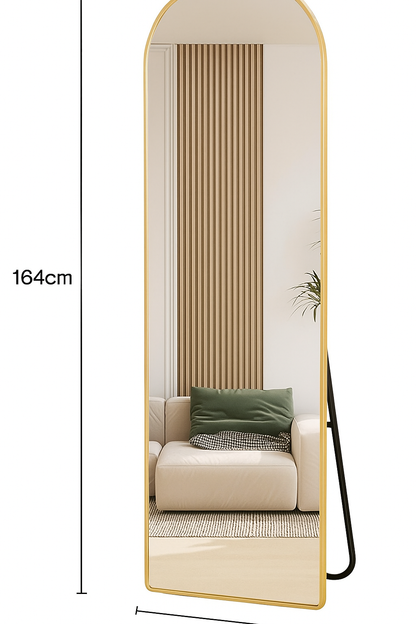 Espejo Pinterest con soporte y marco dorado – ¡REBAJAS!