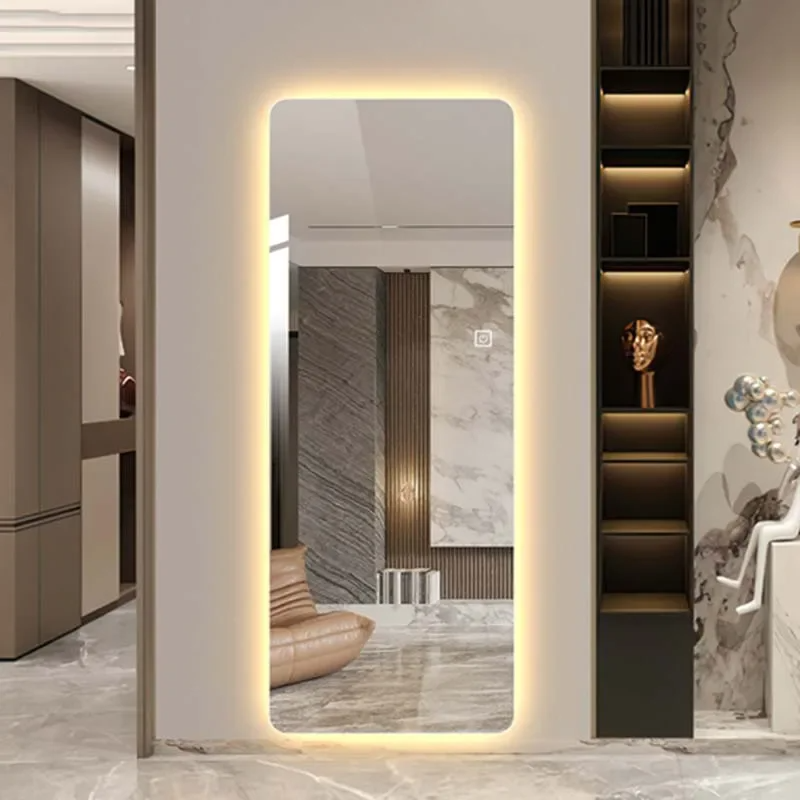 Espejo rectangular con luz LED – 50x160 cm